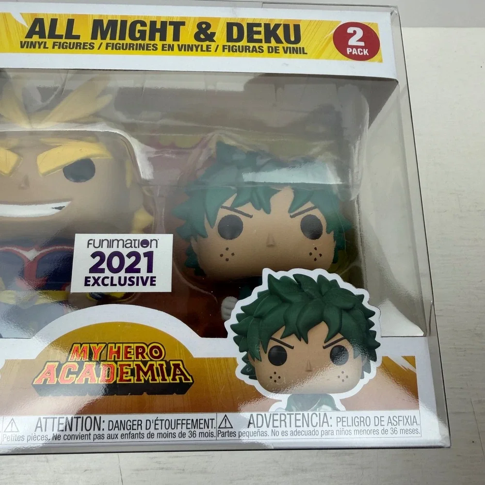 Funko Pop My Hero Academia All Might & Deku 2-Pack Funko 2021 Exclusive Vinyl
